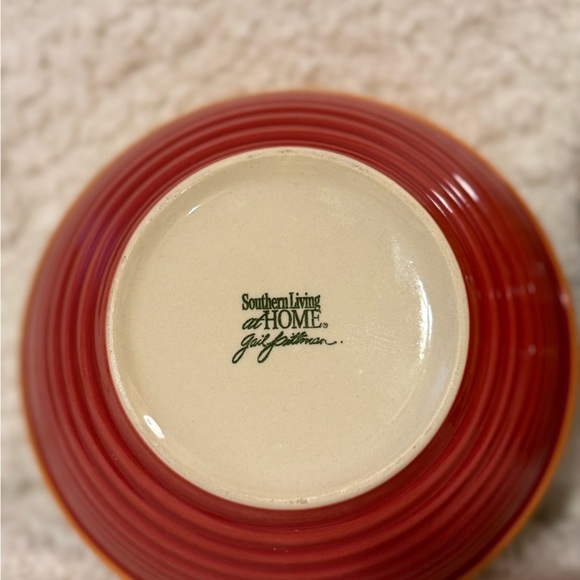 Southern Living Vibrant Red and Yellow Dinnerware Set - Picture 7 of 7